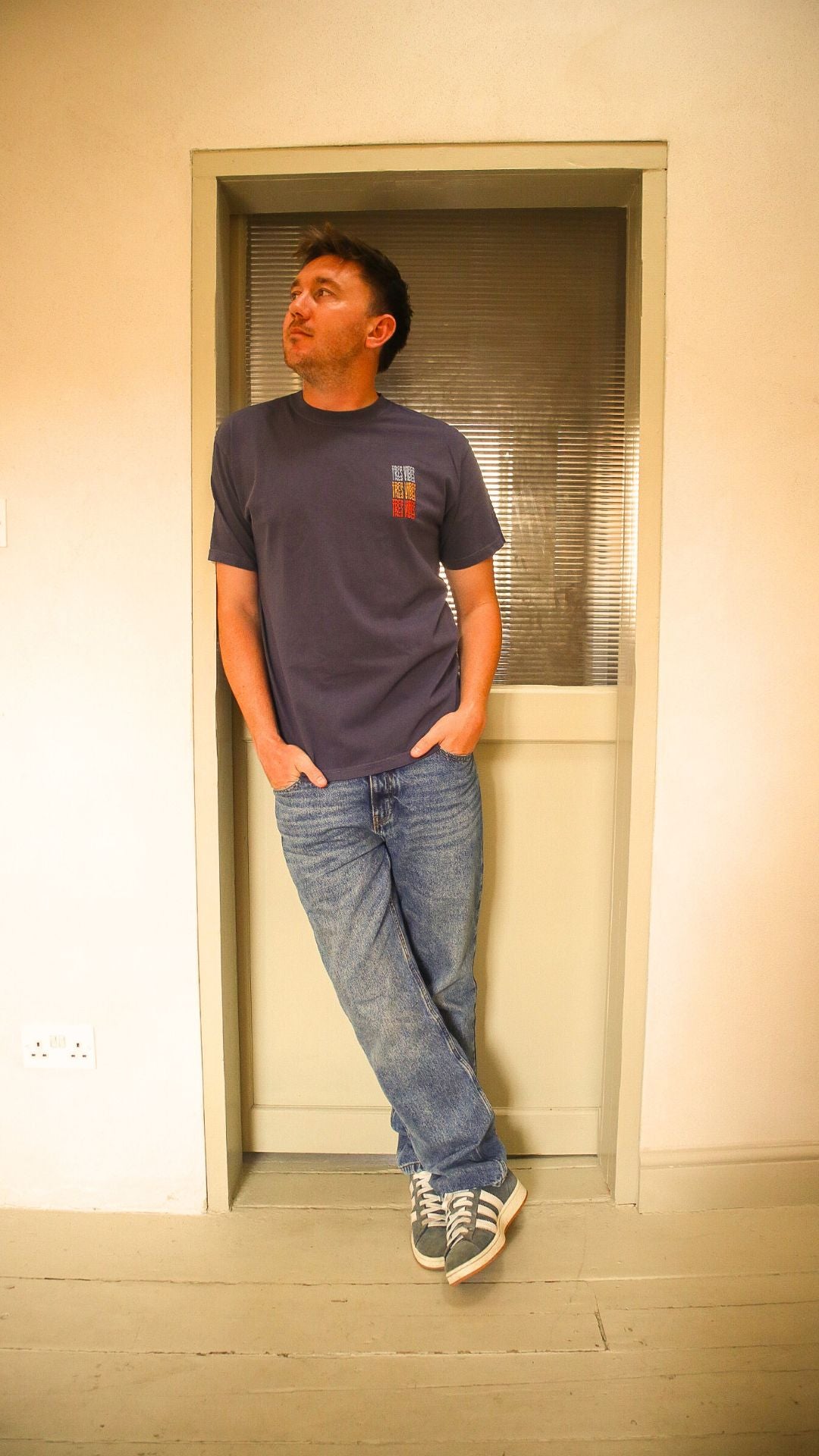 Tres Vibes - Embroidered Triple T-Shirt