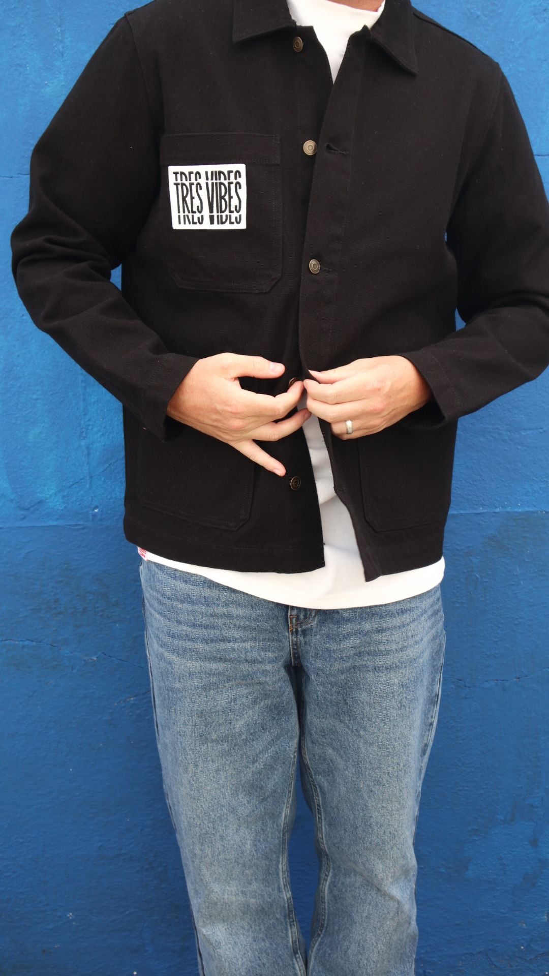 Minimal Vibes - Black Chore Jacket