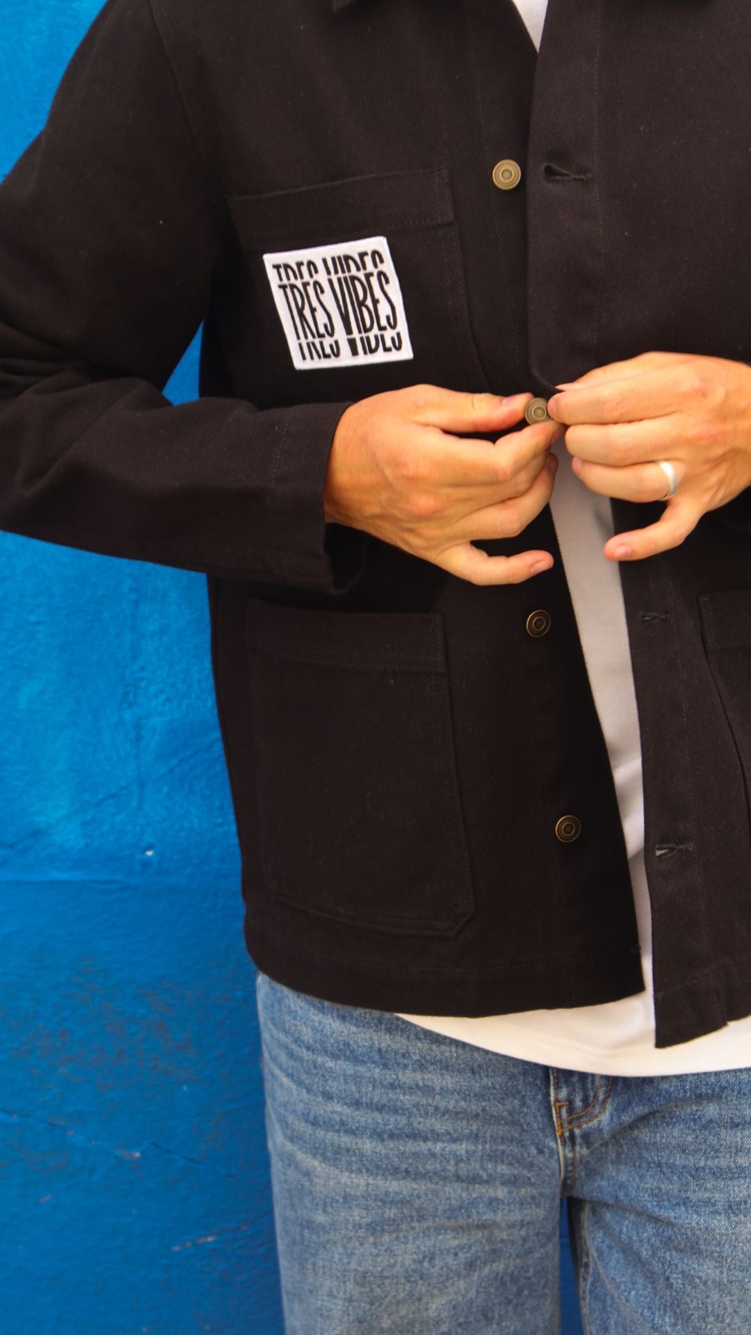 Minimal Vibes - Black Chore Jacket